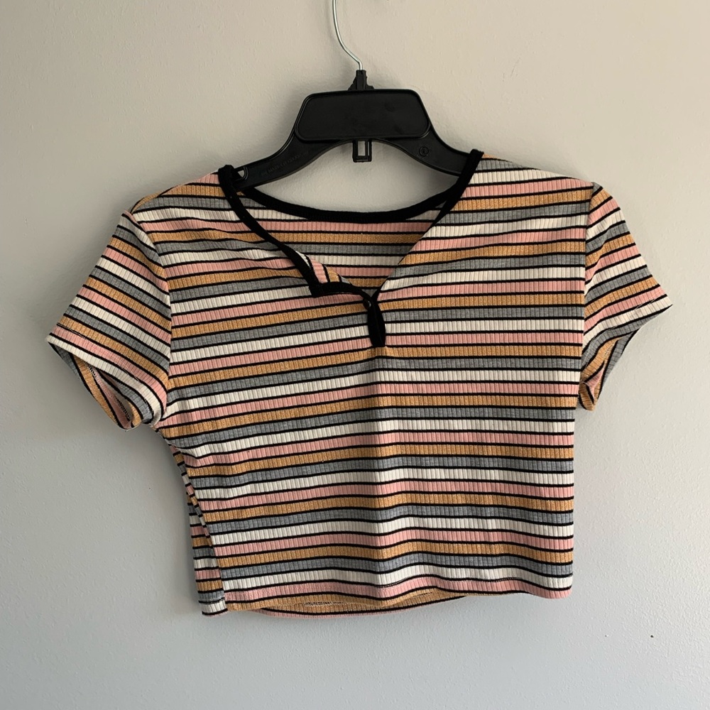 Multi Colored Crop Top